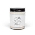 9oz Scented Soy Candle — Clean Linen Aromatherapy Jar