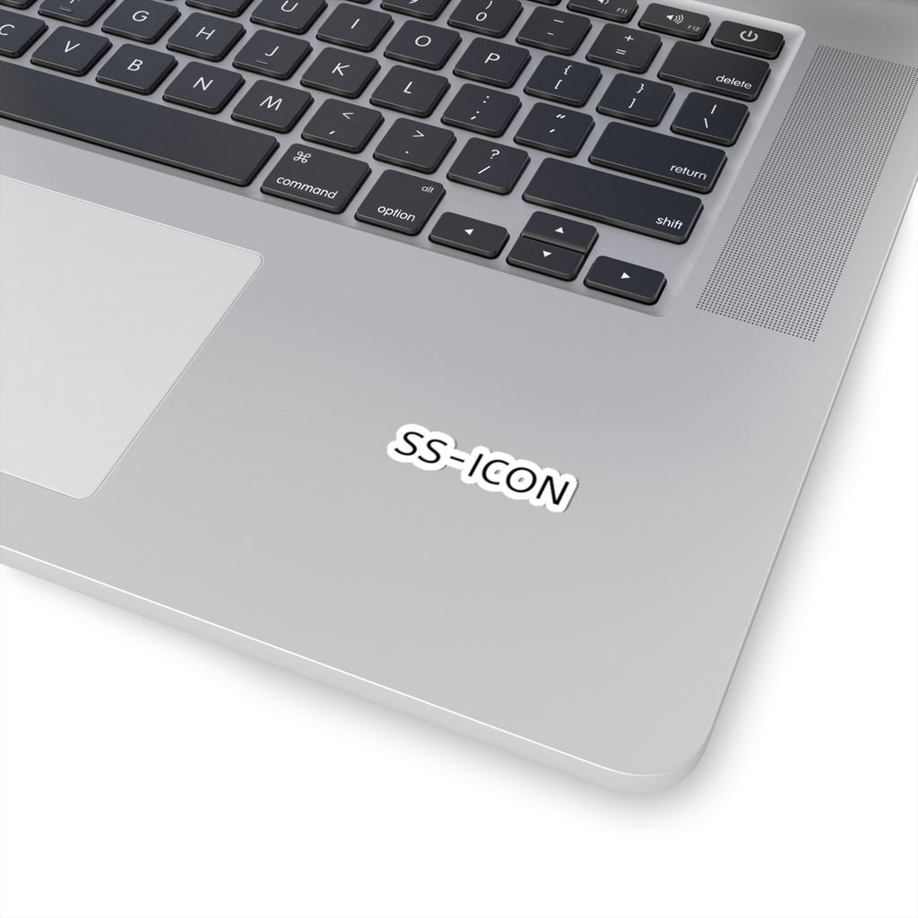 SS-ICON Kiss-Cut Sticker — Minimal Laptop Decal