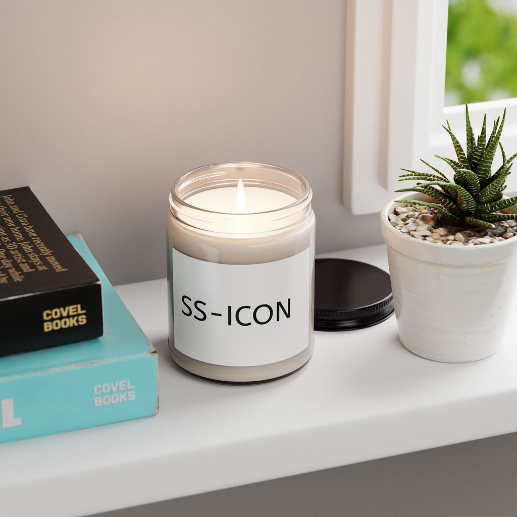 SS-ICON Scented Soy Candle 9oz — Clean Minimal Home Fragrance