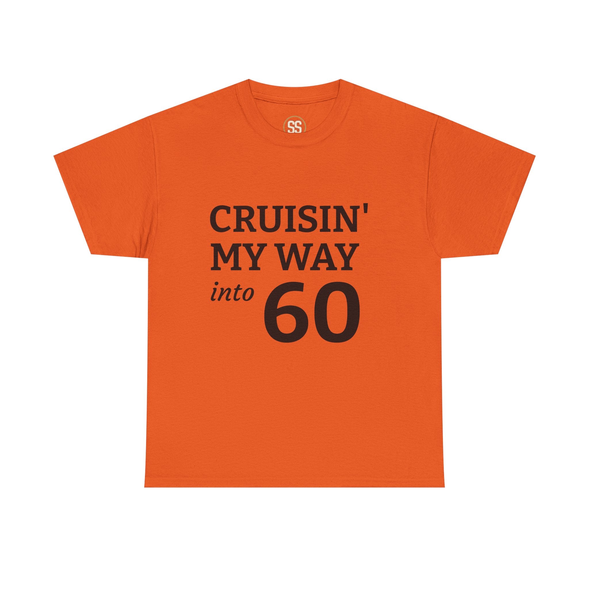 SS ICON Cruisin' My Way Into 60 T-Shirt — Funny 60th Birthday Tee