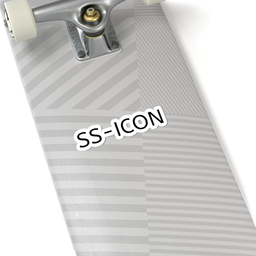 SS-ICON Kiss-Cut Sticker — Minimal Laptop Decal